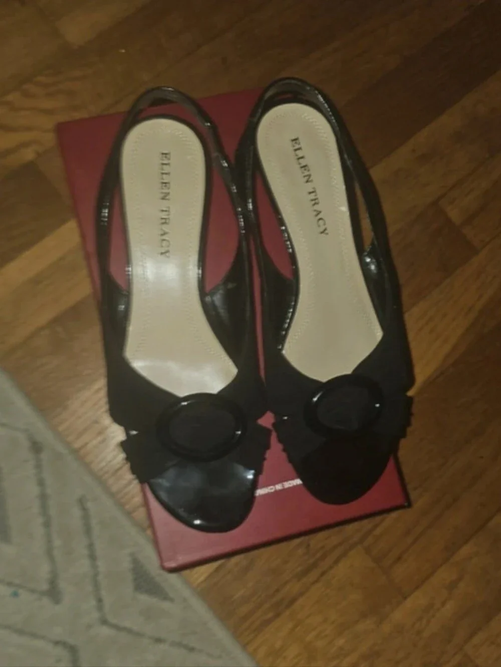 Peeptoe Wedge Slingback Sandals